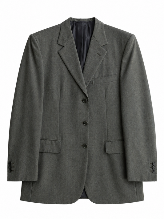Blazer vintage Brioni lana verde British tg L