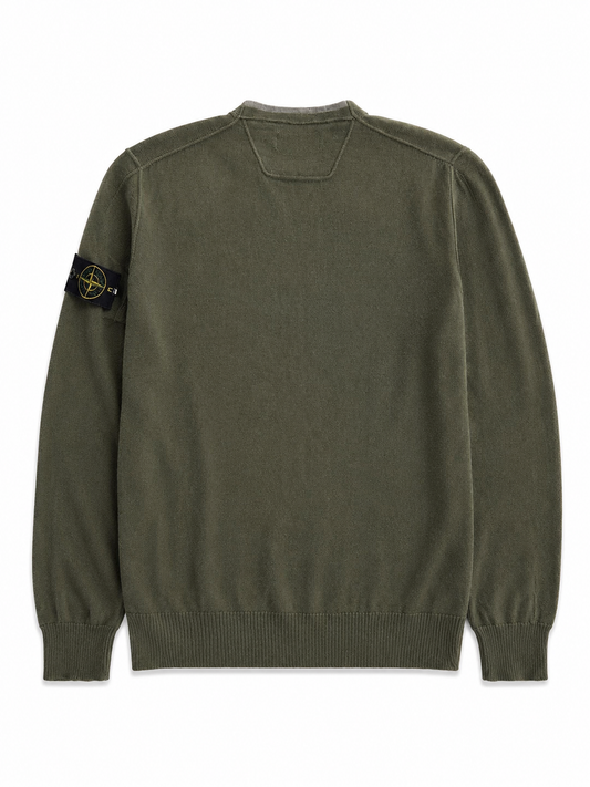 Maglia vintage Stone Island lana verde tg M