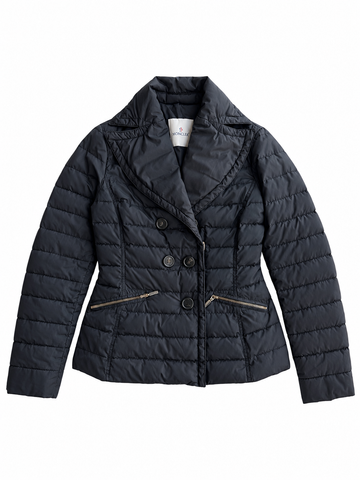 Giacca vintage Moncler nero imbottito tg S