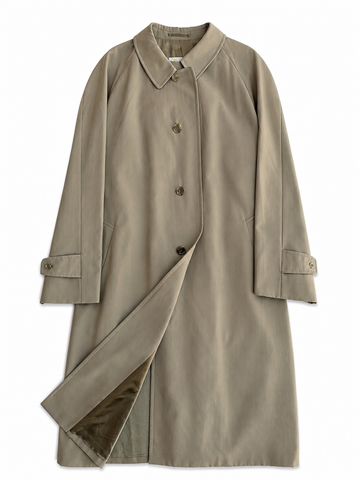 Cappotto/trench vintage Aquascutum lana verdone tg 46