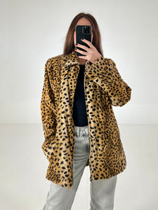 Pelliccia vintage YSL leopardo tg S/M