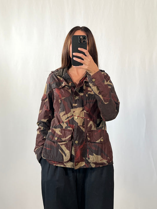 Giacca vintage Barbour camouflage tg S