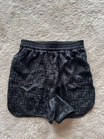 Carica l&#39;immagine nel visualizzatore di Gallery, Shorts vintage Fendi monogram seta tg 38
