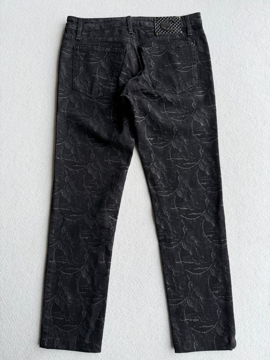 Pantaloni vintage Cavalli nero tg M
