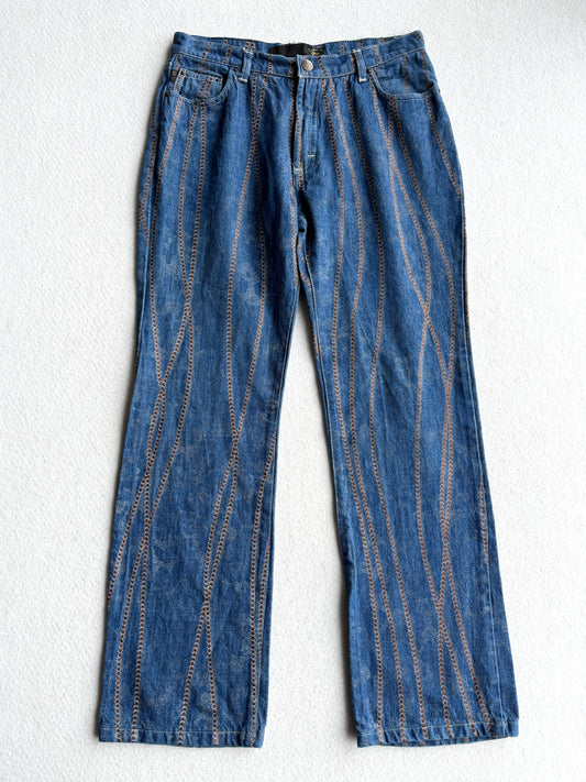 Pantaloni vintage Cavalli fantasia tg S/M
