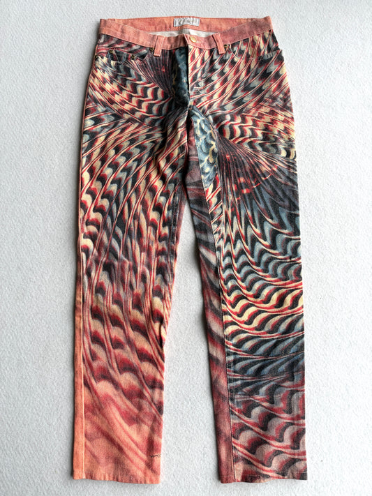 Pantaloni vintage Cavalli fantasia tg S/M