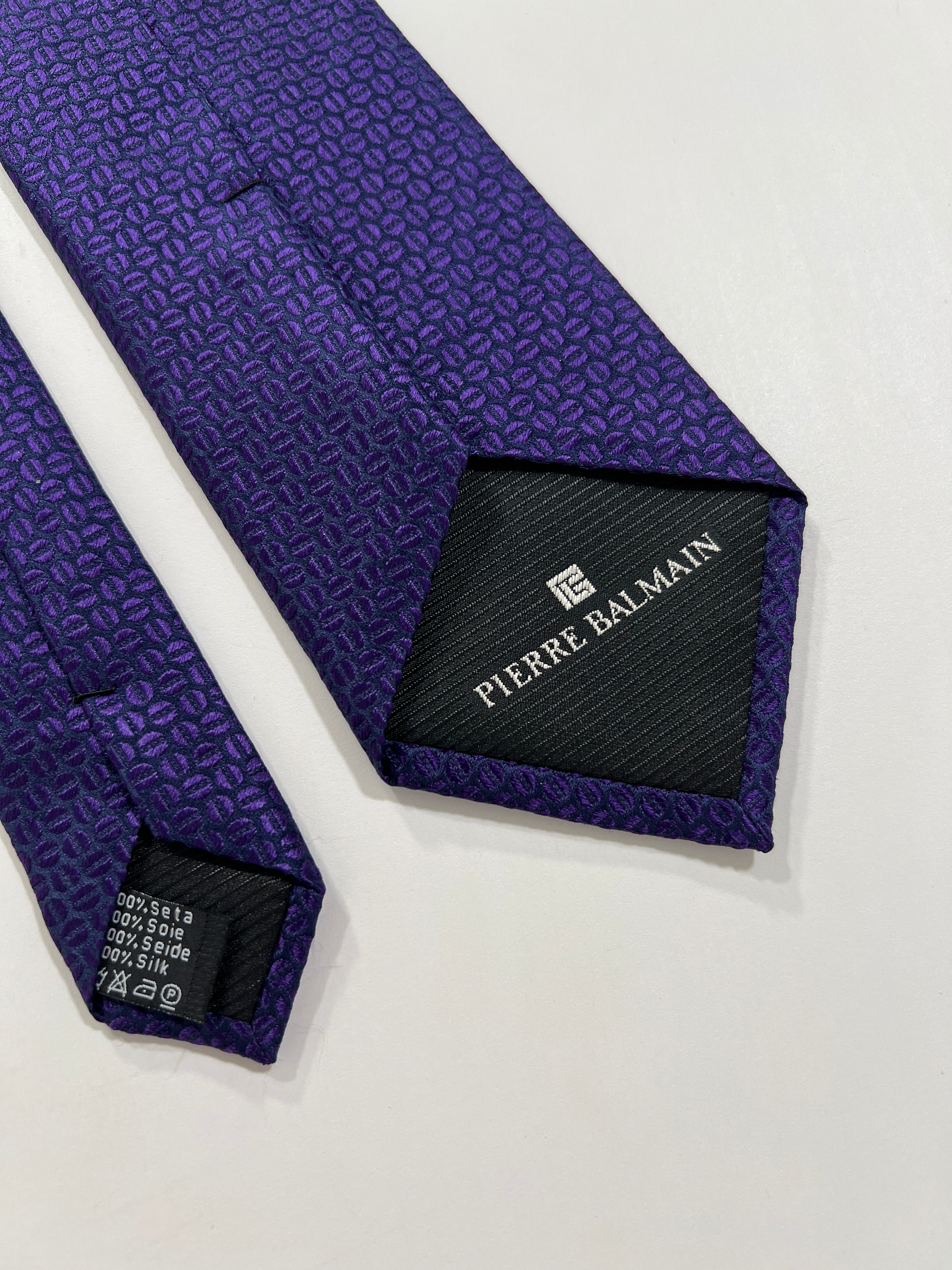 Cravatta vintage Balmain seta