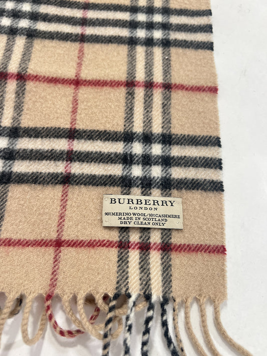 Sciarpa vintage Burberry L. merino / cashmere