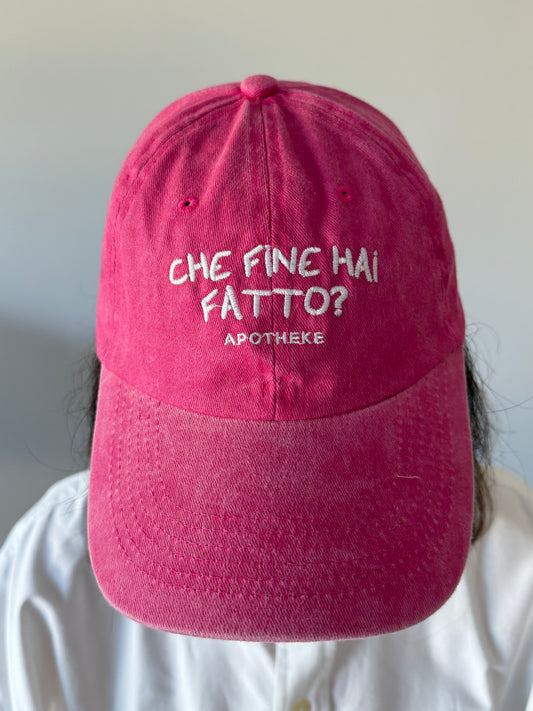 Cappello con visiera “Che fine hai fatto?”