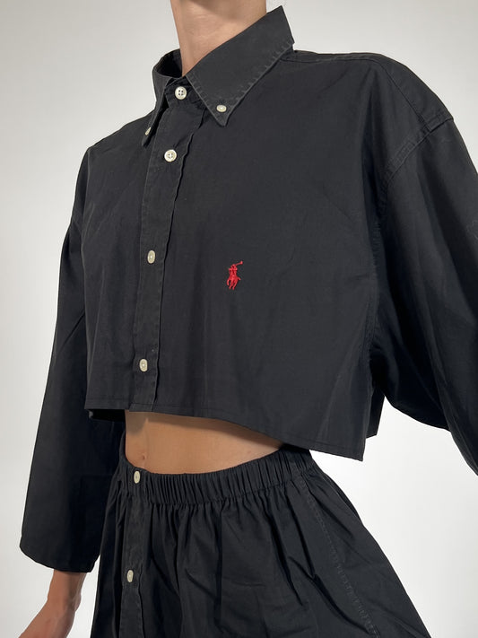 Coordinato vintage Ralph Lauren nero tg U