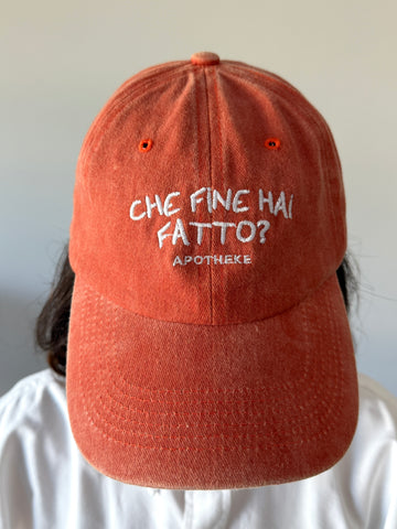Cappello con visiera “Che fine hai fatto?”