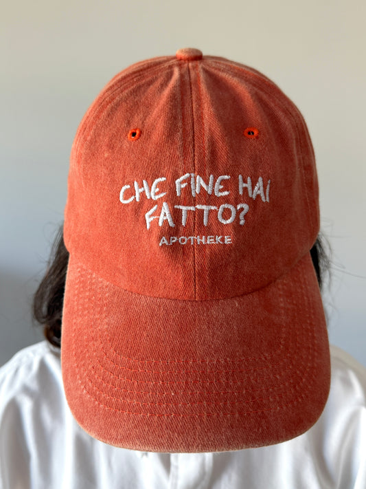 Cappello con visiera “Che fine hai fatto?”