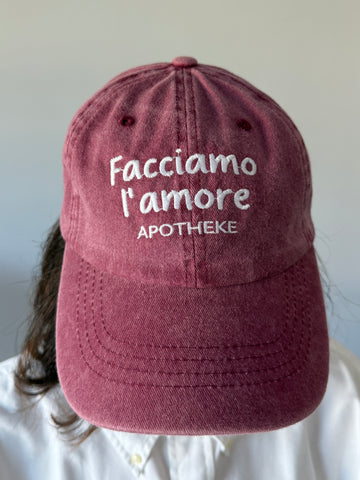 Cappello con visiera “Facciamo l’amore”