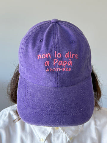 Cappello con visiera “Non lo dire a Papà”