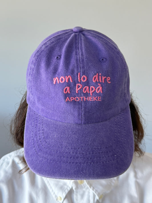 Cappello con visiera “Non lo dire a Papà”