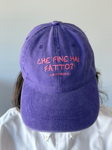 Cappello con visiera “Che fine hai fatto?”