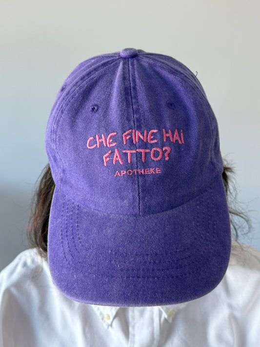 Cappello con visiera “Che fine hai fatto?”
