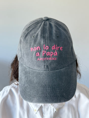 Cappello con visiera “Non lo dire a Papà”
