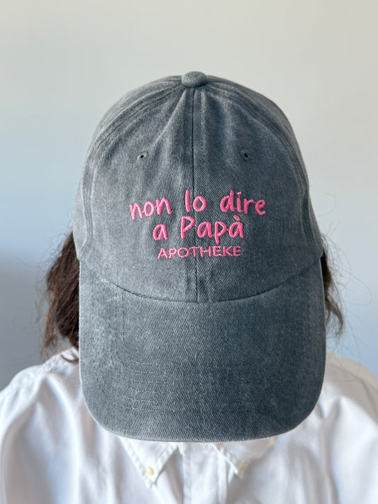 Cappello con visiera “Non lo dire a Papà”