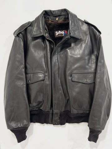 Giacca vintage Schott t.d.moro in pelle tg 50