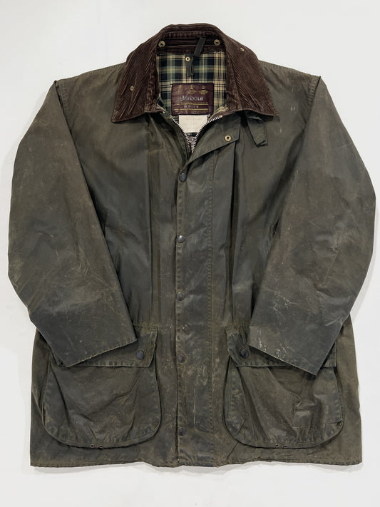 Giacca vintage Barbour Border verde tg L/XL