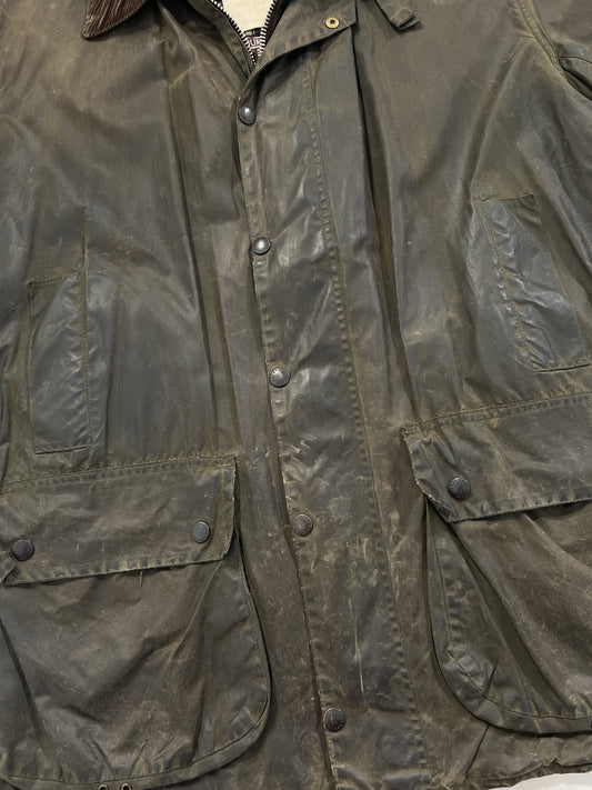Giacca vintage Barbour Border verde tg L/XL