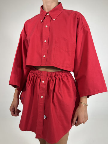 Coordinato vintage Ralph Lauren rosso tg U