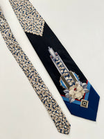 Carica l&#39;immagine nel visualizzatore di Gallery, Cravatta vintage Leonard Paris seta
