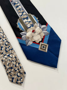 Cravatta vintage Leonard Paris seta