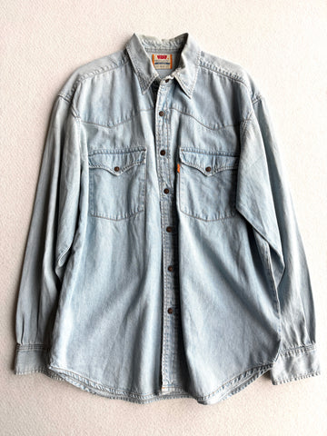 Camicia vintage Levi's denim tg M/L