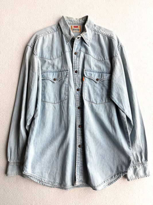 Camicia vintage Levi's denim tg M/L