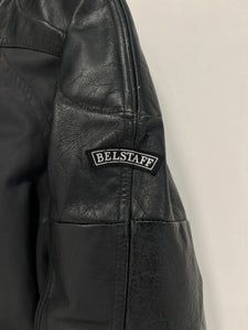 Giacca vintage Belstaff pelle nero tg L