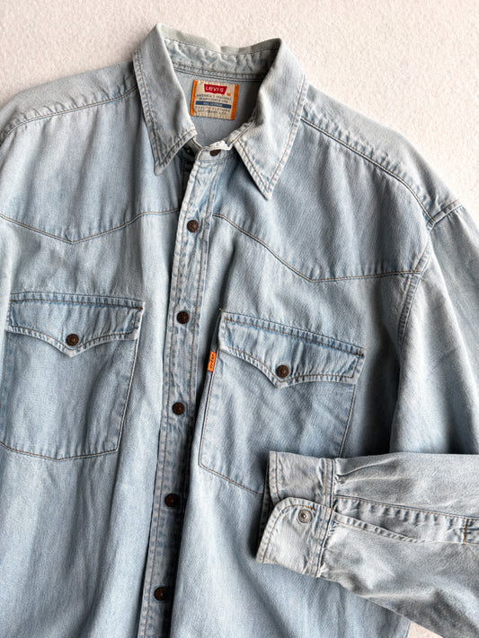 Camicia vintage Levi's denim tg M/L