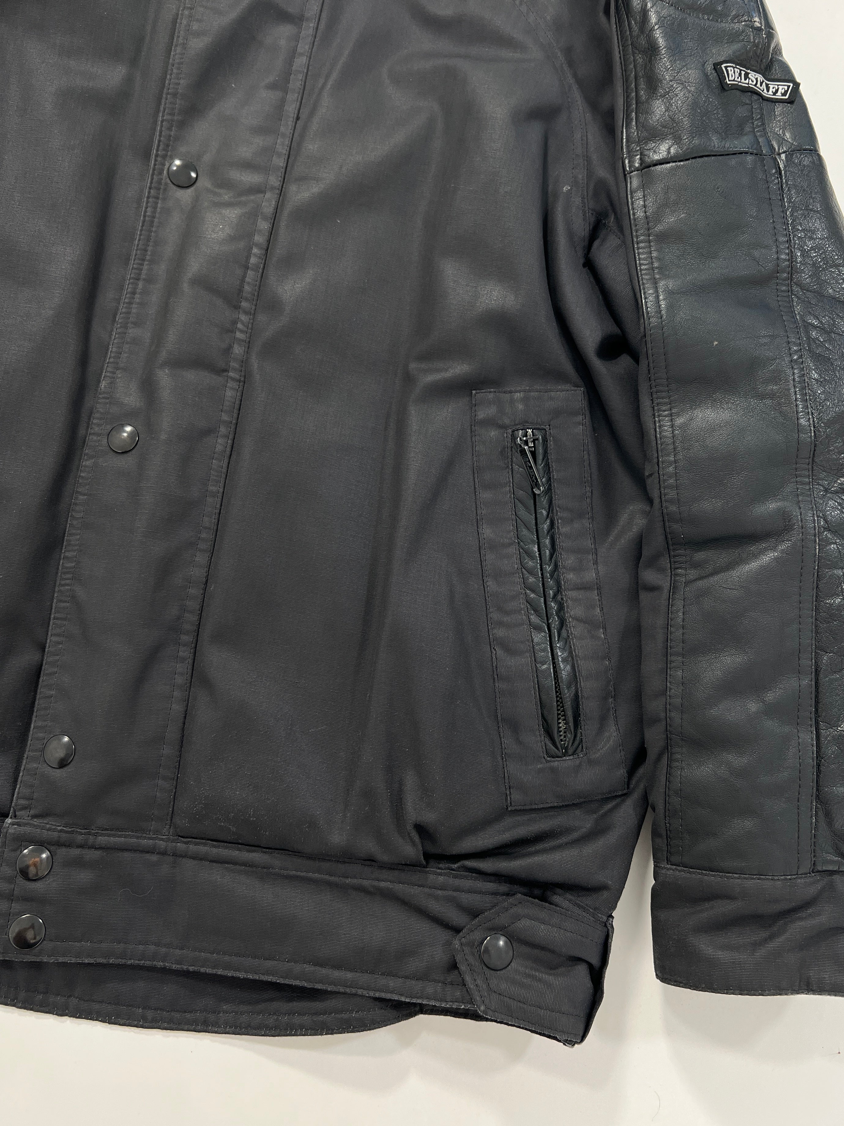 Giacca vintage Belstaff pelle nero tg L