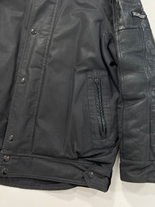 Giacca vintage Belstaff pelle nero tg L