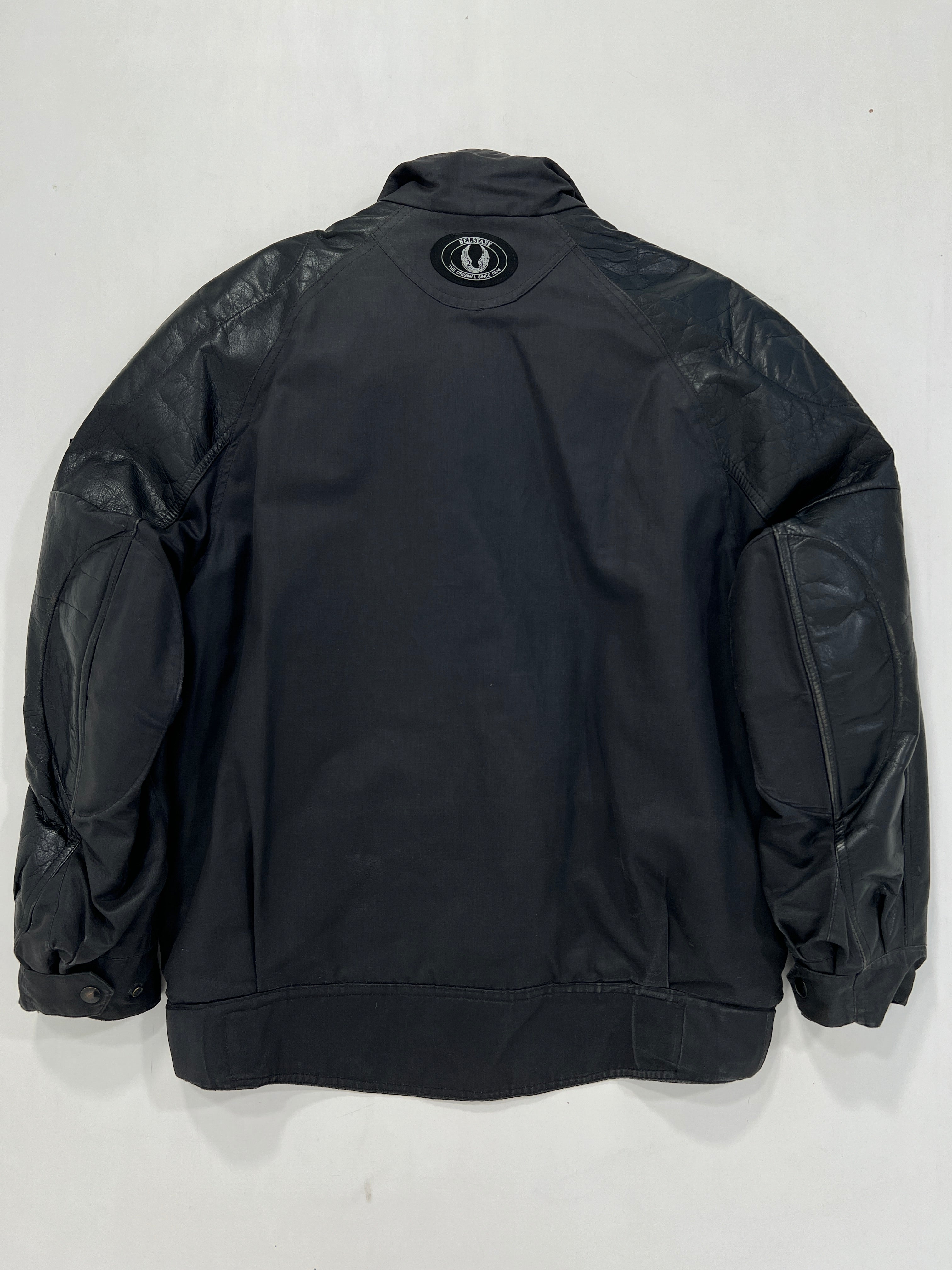 Giacca vintage Belstaff pelle nero tg L