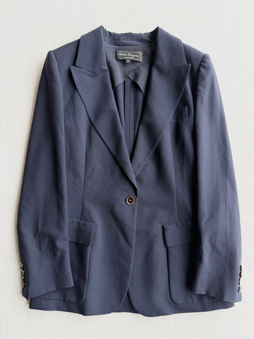 Blazer vintage S. Ferragamo blu tg 40