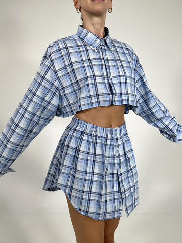 Coordinato vintage Burberry tartan tg U