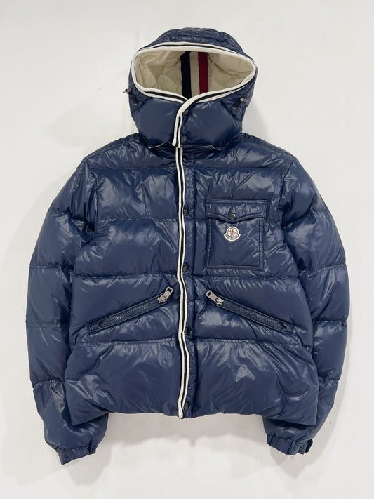 Giacca piumino vintage Moncler blu tg L/XL