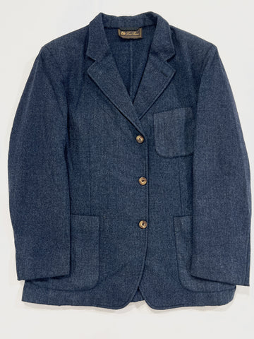 Blazer vintage Loro Piana blu lana tg L/XL