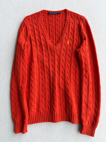 Maglia vintage Ralph Lauren cotone a treccia tg L