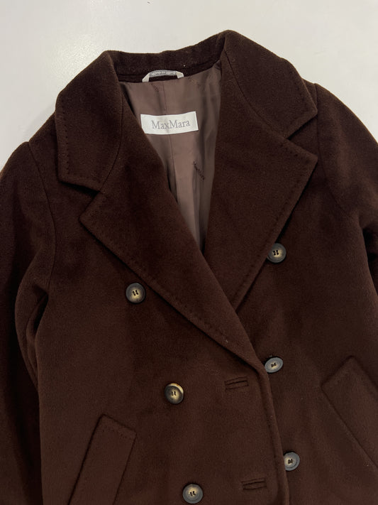 Cappotto vintage Max Mara cashmere marrone tg 42