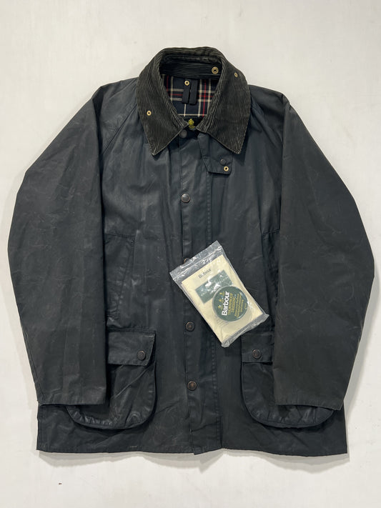 Giacca vintage Barbour Bedale blu tg M