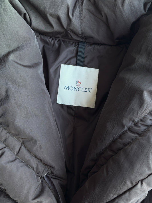 Giacca vintage Moncler marrone piuma tg 3