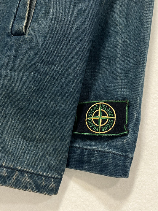 Giacca vintage Stone Island Marina 1984 in denim tg XL (Capo d’archivio)