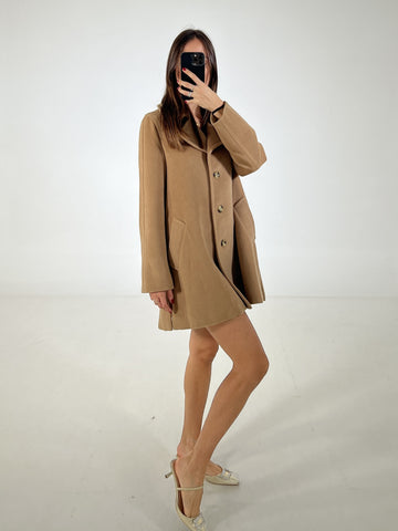 Cappotto vintage Max Mara cammello tg S