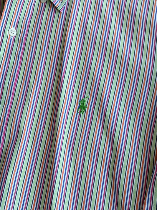 Camicia vintage Ralph Lauren righe tg XL