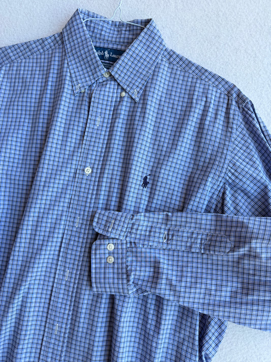 Camicia vintage Ralph Lauren quadri tg L