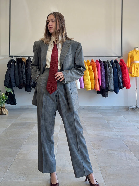 Abito vintage Ermenegildo Zegna grigio tg XL