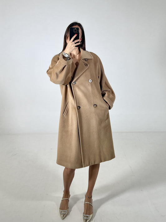 Cappotto vintage Max Mara cammello tg M